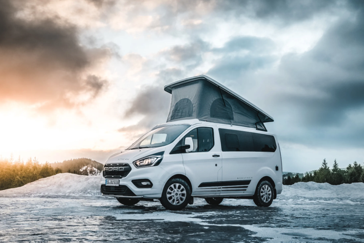 B rstner hightails it to the trail with Ford 4x4 mini camper van